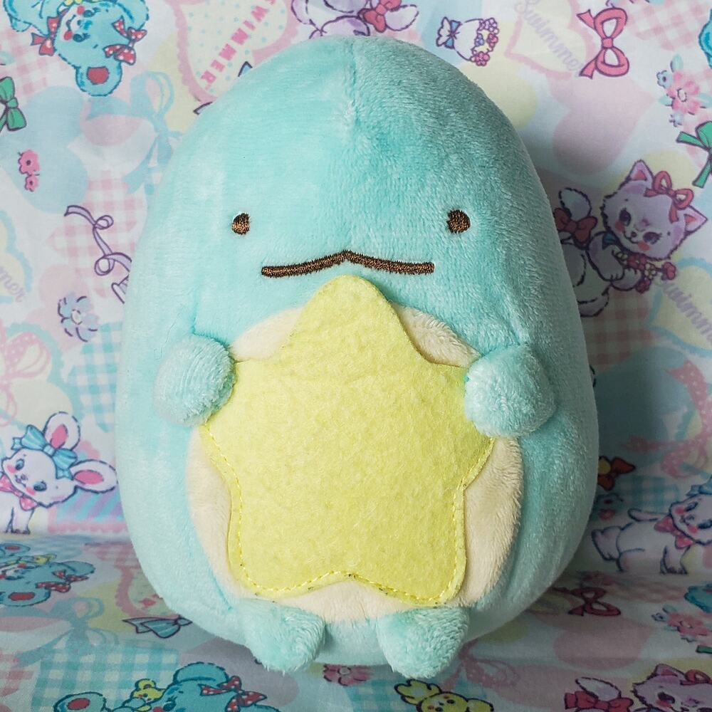 Vintage San-X Sumikko Gurashi Tokage Holding Star Plush Japan Kawaii